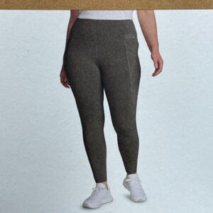 Eddie Bauer Women's L Trail Tight Green d1293